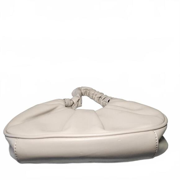 Expressions NYC, Womens, Size Medium, Beige, Ruched Handle Handbag - Picture 5 of 8